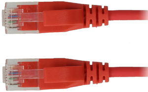 Kable krosowe ARTICONA RJ45 U/UTP AWG 28 Cat6a czerwone