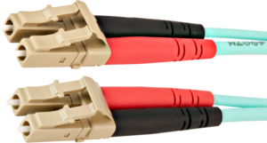 Cables patch dúplex FO StarTech LC-LC OM4 turquesa