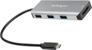 Hub USB 3.1 StarTech 3 ports+lect.cartes