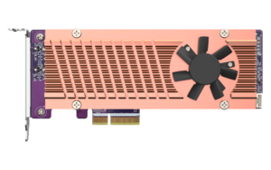 Placa de extensão QNAP Dual M.2 PCIe SSD
