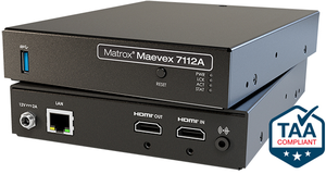 Matrox Maevex 7100 AV-over-IP Streaming
