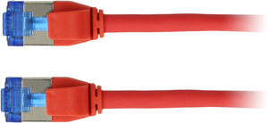 ARTICONA Patchkabel RJ45 S/FTP AWG 28 Cat6a rot