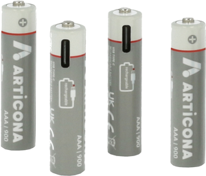Batteria AAA USB Type-C 4 pz. ARTICONA