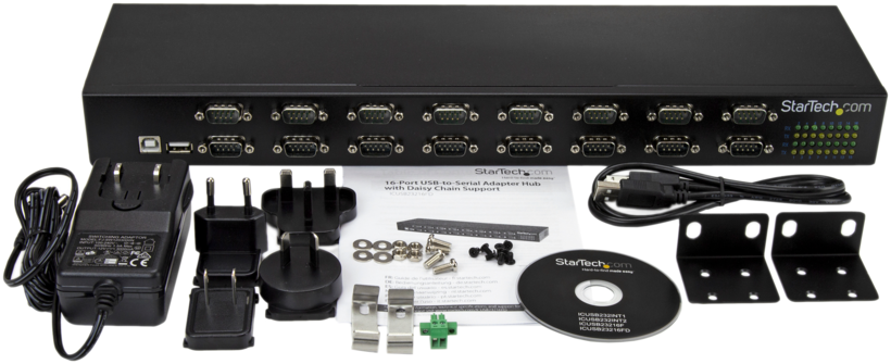 Adapter 16xDB9wt (RS232)-USB Typ B gn