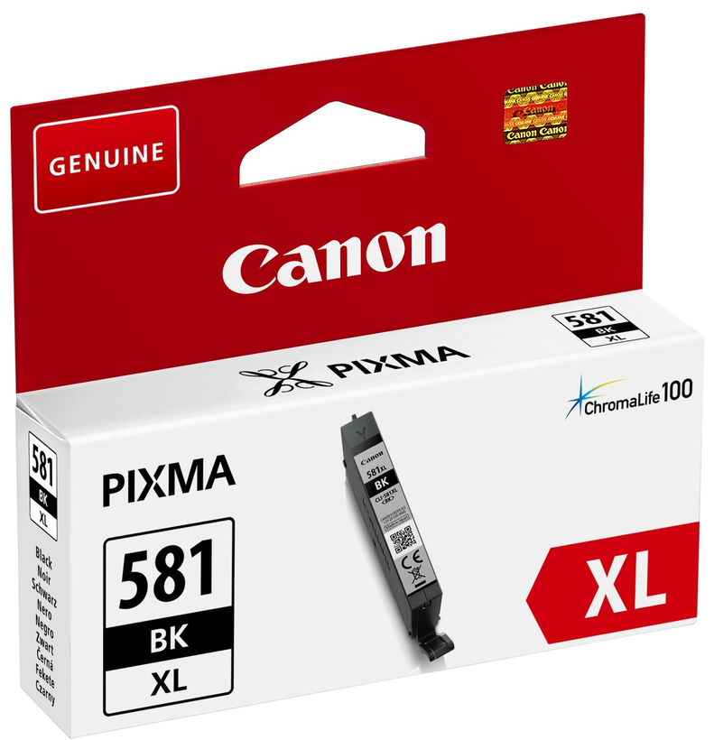 Encre Canon CLI-581XL BK, noir