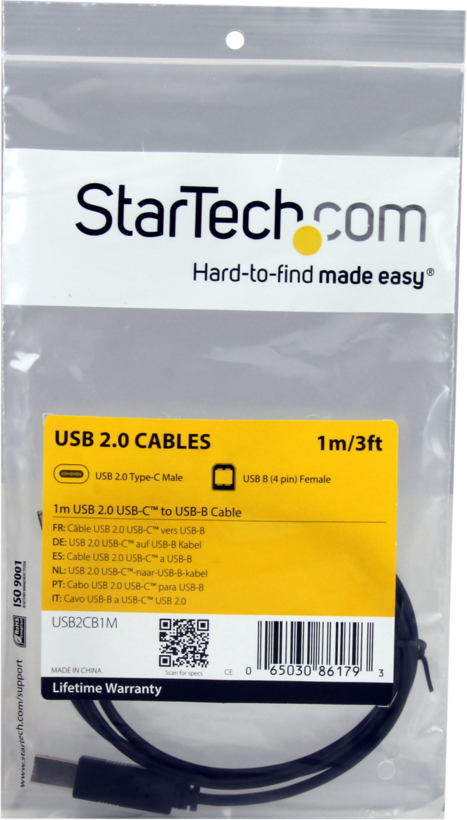 StarTech USB Type-C - B Cable 1m