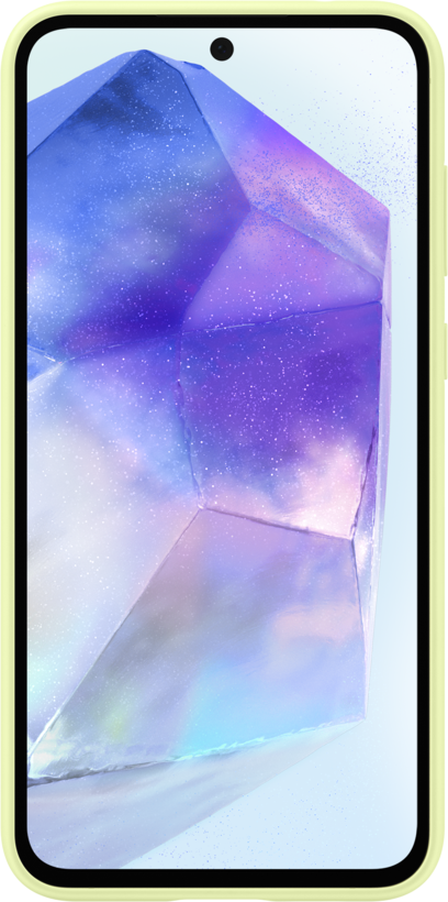 Coque silicone Samsung Galaxy A55, lime
