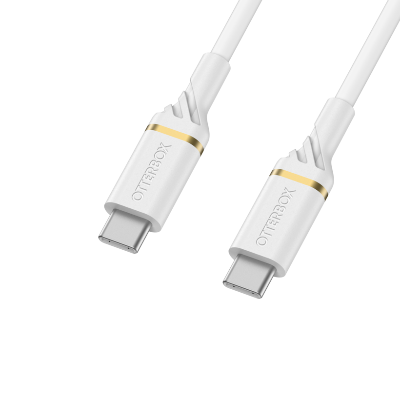 Câble Otterbox USB-C sur USB-C 1 m blanc