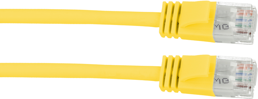 Patch Cable RJ45 U/UTP Cat6a 7.5m Yellow