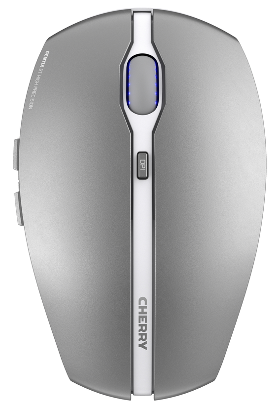 Souris CHERRY GENTIX BT frosted silver