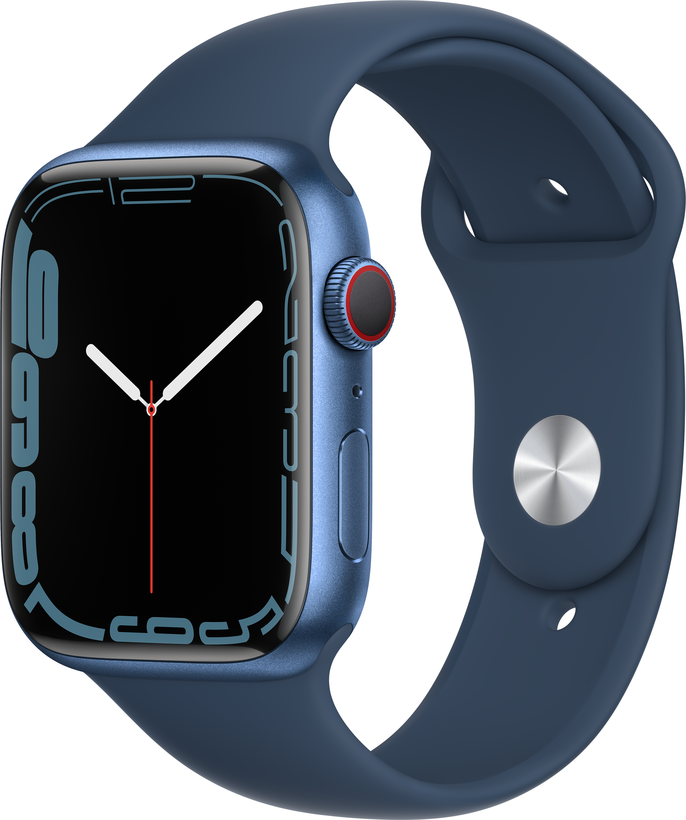 Apple Watch S7 GPS+LTE/4G 45mm alu bleu
