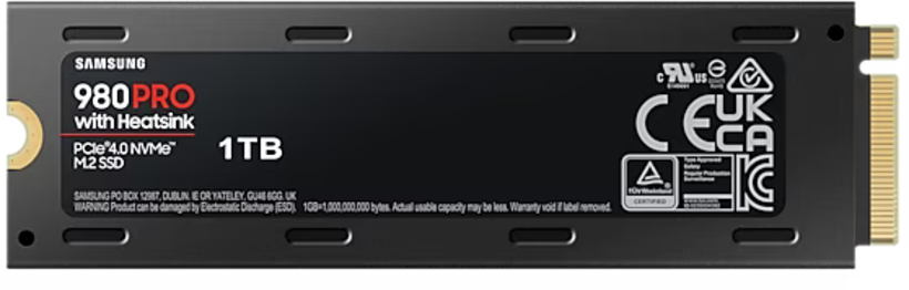 SSD Samsung 980 Pro Heatsink 1 TB