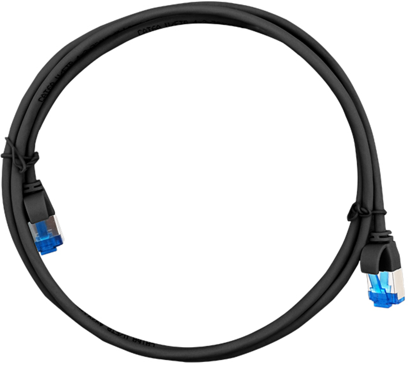 Câble patch RJ45 U/FTP Cat6a 1,5 m noir