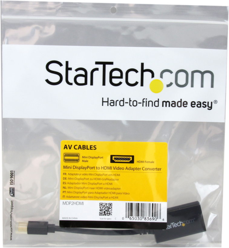 Adapt. StarTech Mini-DisplayPort - HDMI
