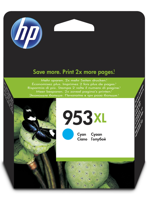 HP Tusz 953XL, błękitny