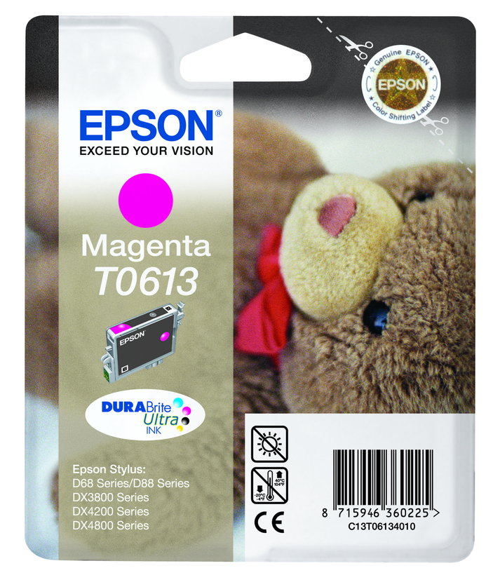 Epson T0613 tinta, magenta