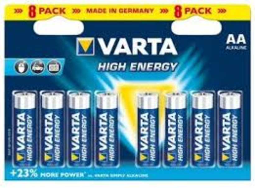 Varta High Energy Batterie 8x AA-Typ