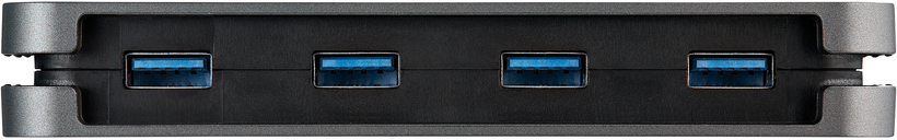 Hub USB 3.0 a 4 porte grigio/nero