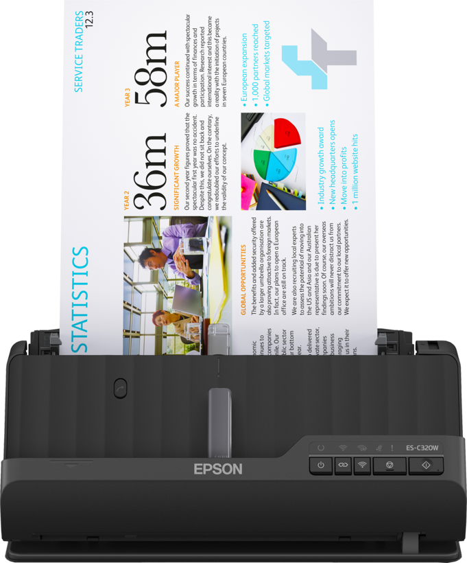 Epson WorkForce ES-C320W Scanner