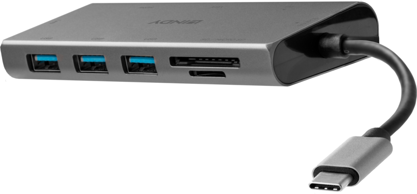Docking LINDY USB-C - HDMI/VGA
