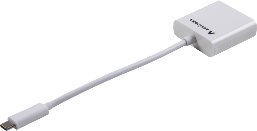 Adaptér USB typ C k. - HDMI z. bílý 0,1m