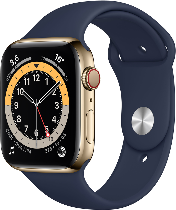 Apple Watch S6 GPS+LTE 44mm Stahl gold
