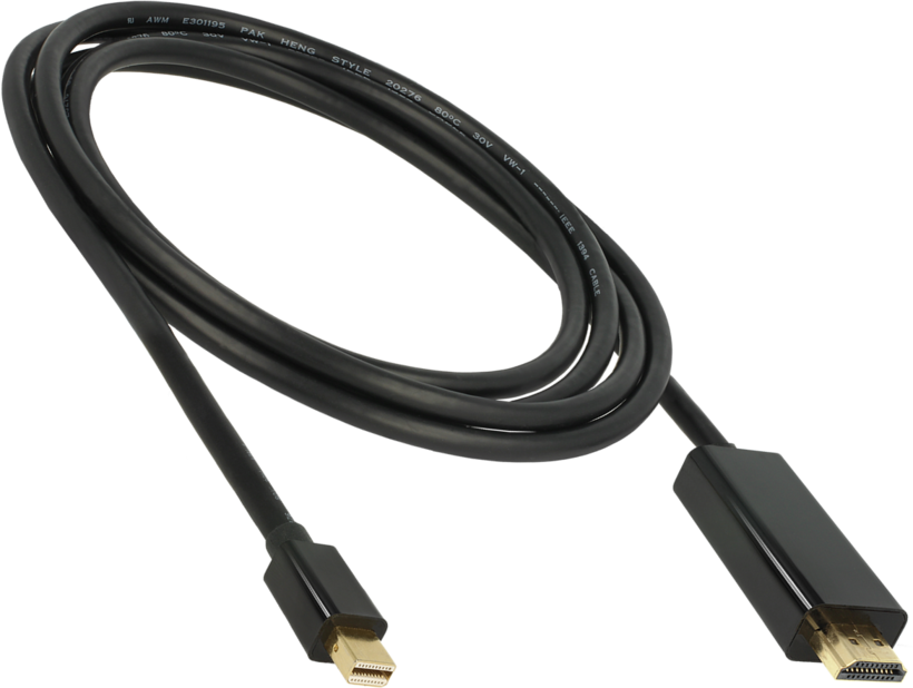 Delock miniDP - HDMI kábel 2 m