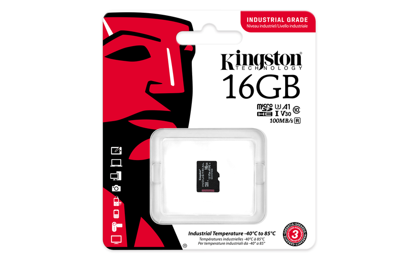 Kingston 16 GB Industrielle microSDHC