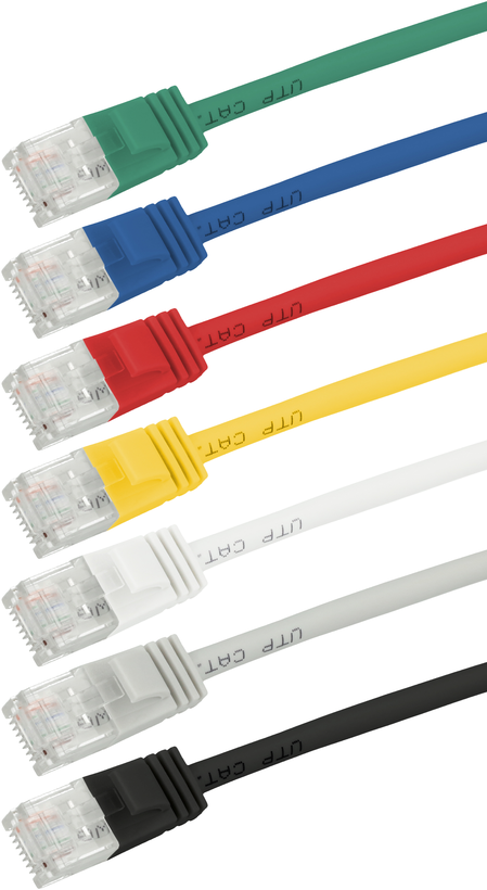 Patch Cable RJ45 U/UTP Cat6a 20m Yellow