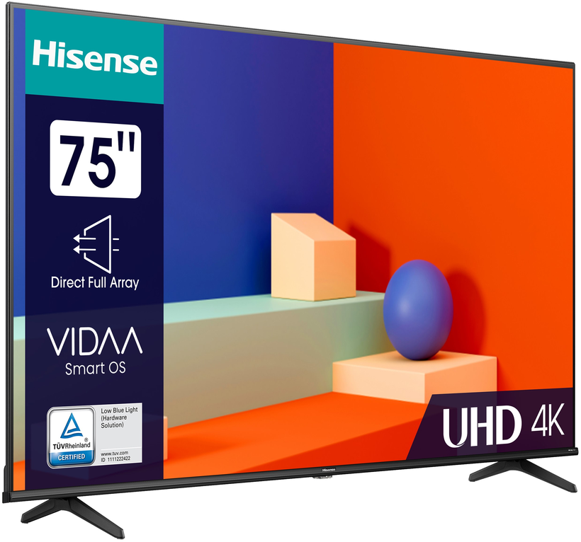 Hisense 75A6K 4K UHD Smart TV