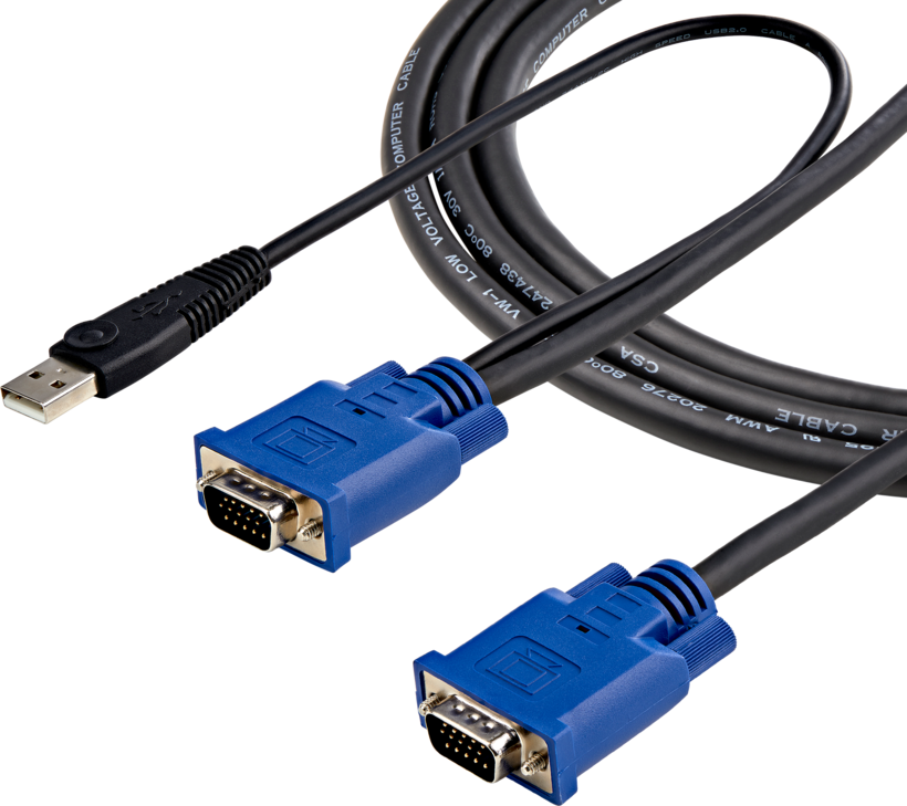 Câble KVM StarTech VGA,USB 1,8 m
