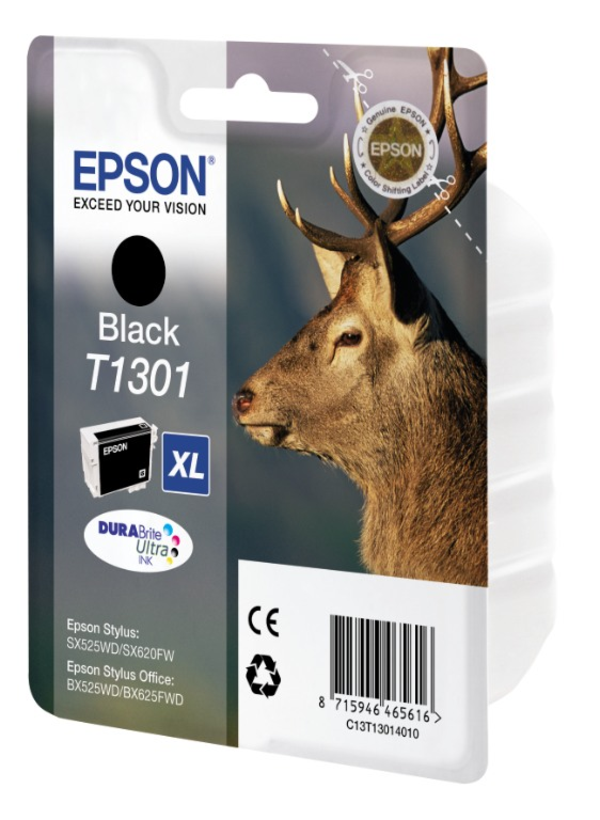 Tinta negra Epson T1301 XL