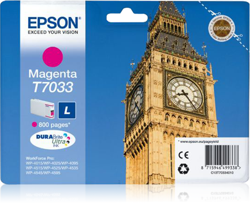 Encre Epson T7033 L, magenta