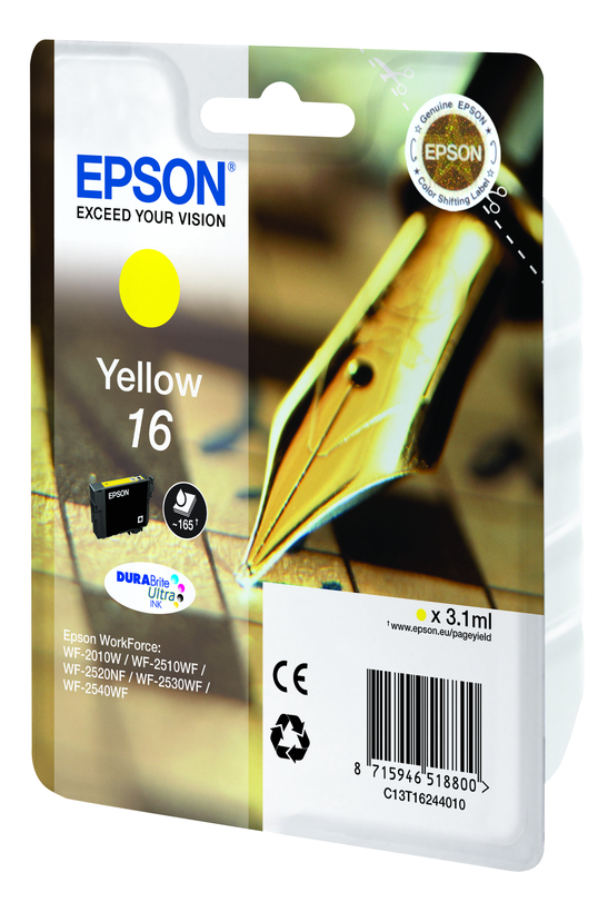 Inkoust Epson 16, žlutý