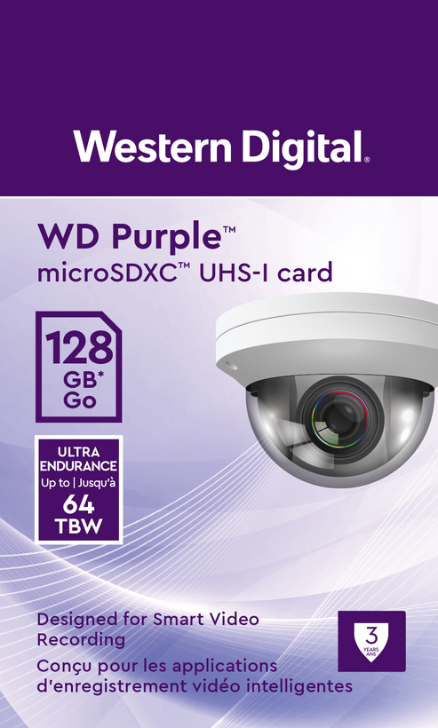 MicroSDHC WD Purple SC QD101 128 GB