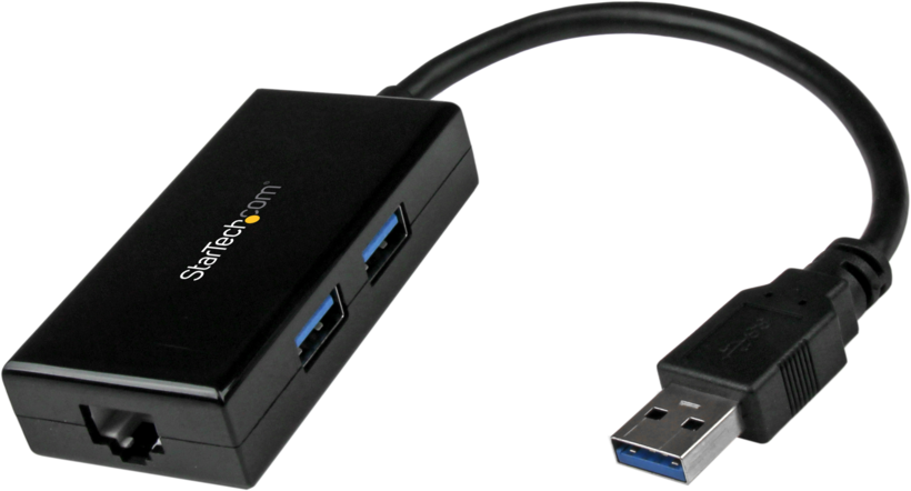 USB 3.0 GigabitEthernet adapter + hub