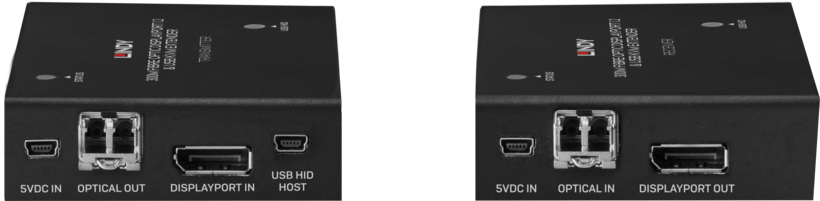 Extensor KVM LINDY DisplayPort FibO 300m