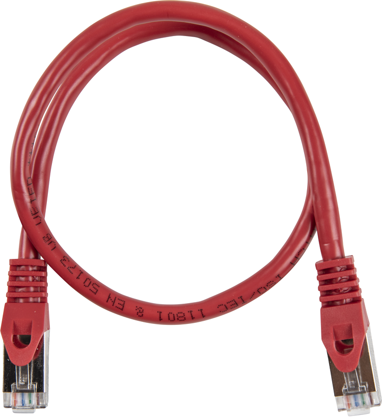 Patch Cable Cat5e SF/UTP RJ45 10m Red