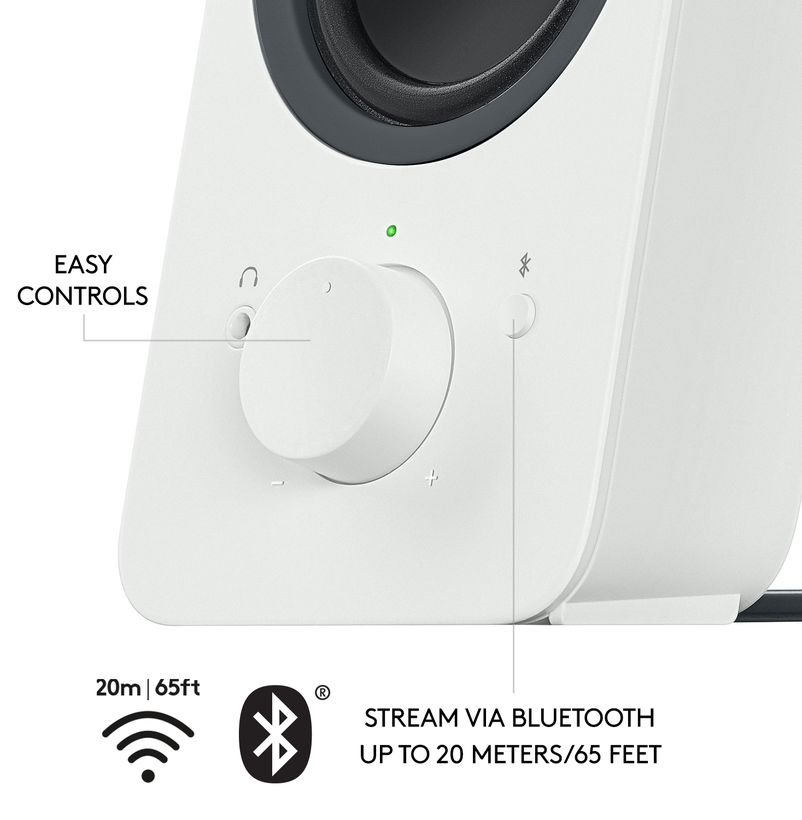 Logitech Z207 Bluetooth Speakers White