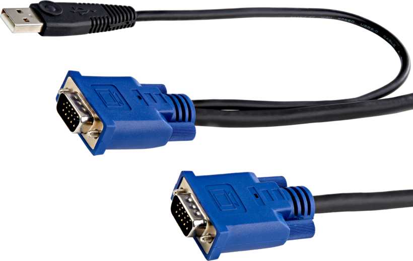 Kabel StarTech KVM VGA USB 3 m