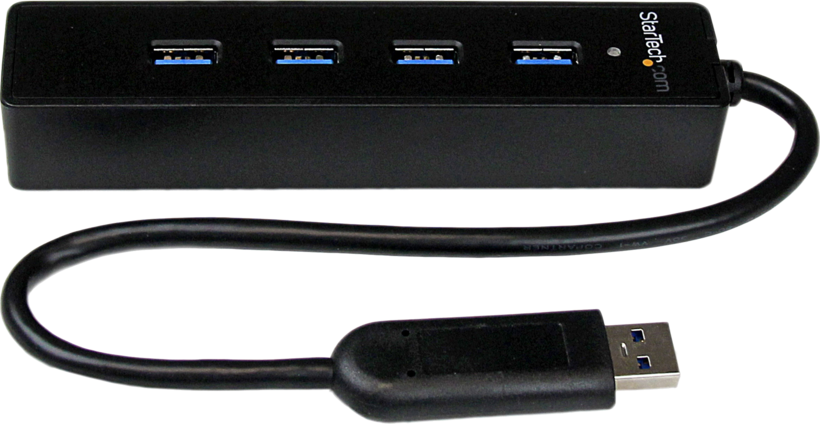 StarTech USB Hub 3.0 4-port Black
