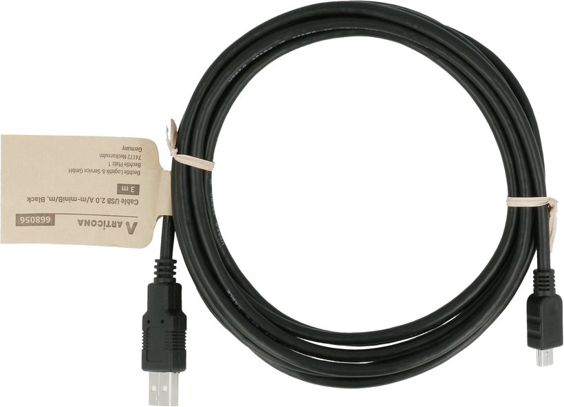 ARTICONA USB A - Mini-B kábel 3 m