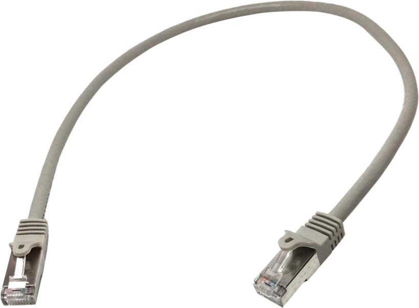 Patch kabel RJ45 S/FTP Cat6 0,5 m šedý