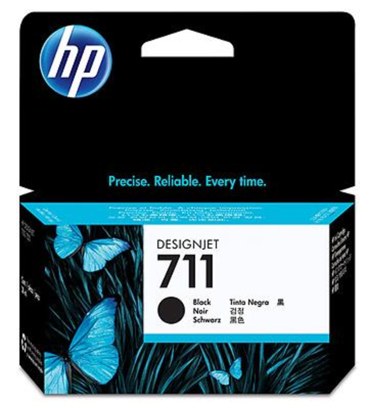 HP Cartucho de tinta 711 38 ml negro