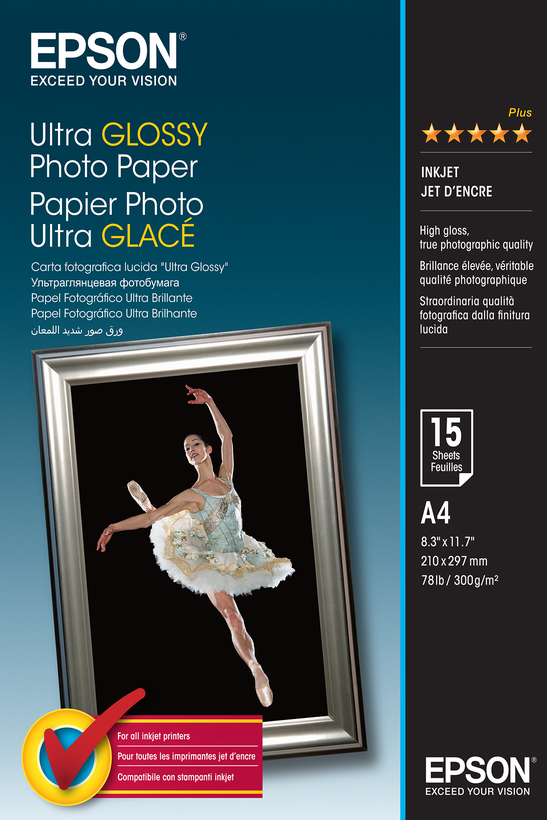 Fotopapír Epson Ultra Glossy 210x297 mm