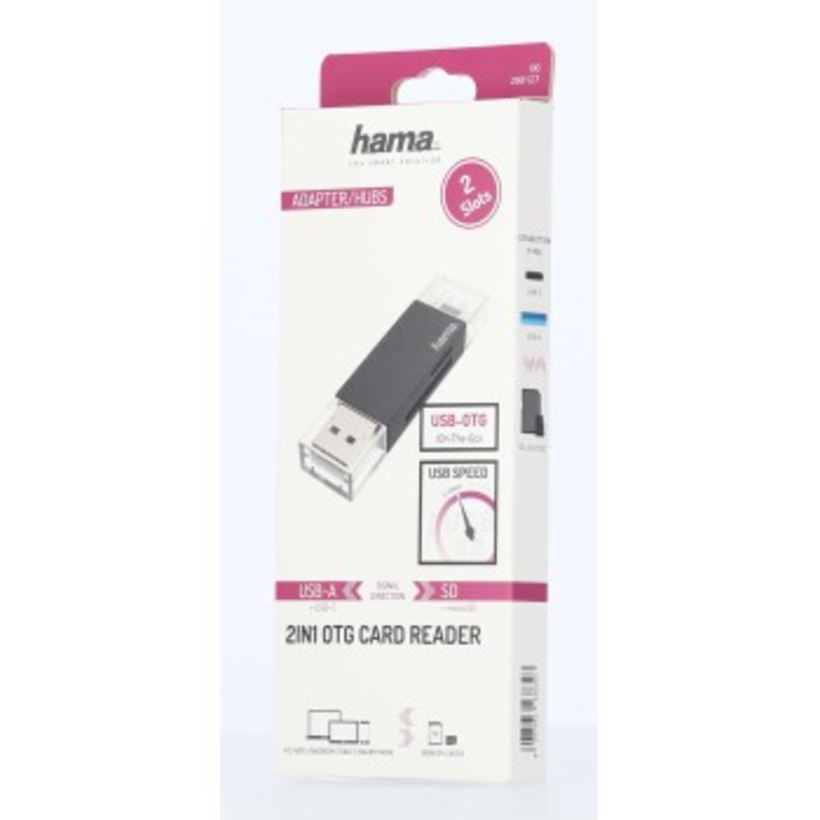 Hama Basic USB 3.0/A+C OTG Card Reader