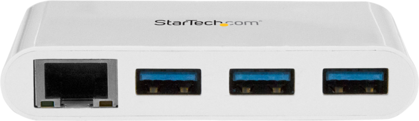 Hub StarTech USB 3.0 3Port+GbEthernet