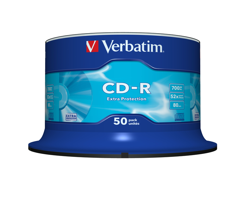 Verbatim CD-R 80/700MB 52x SP 50-pack