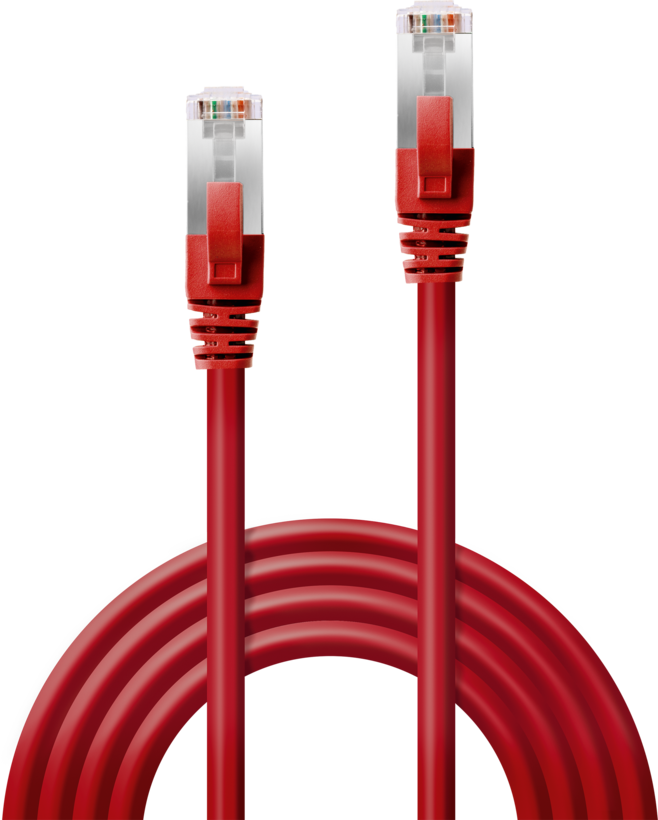Cavo patch S/FTP RJ-45 Cat6 5 m rosso