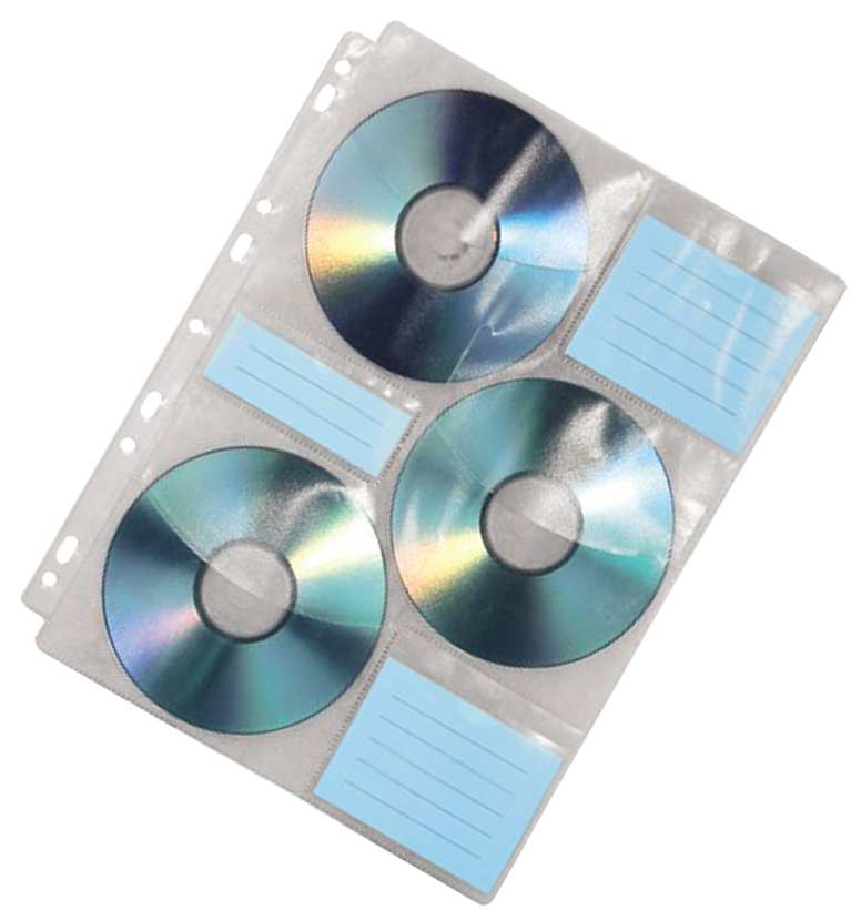 Hama Hüllen mit Index für 60 CDs/DVDs